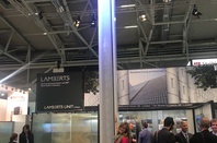 вот такой высоты Lamberts может выпускать стеклопрофилит. Выставка Bau 2017